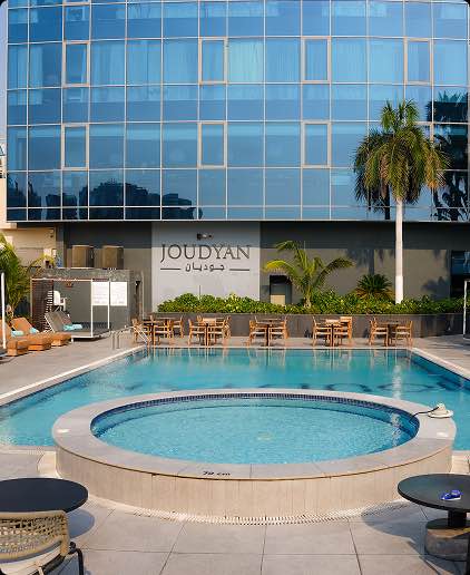 Rooftop infinity pool